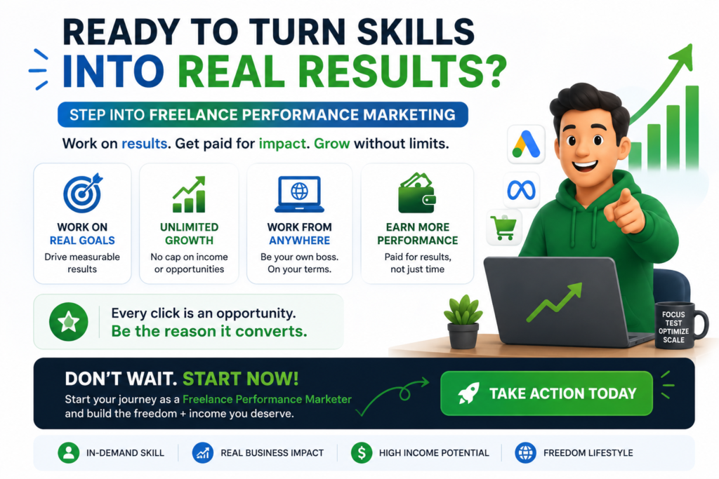 call to action freelance performance marketing